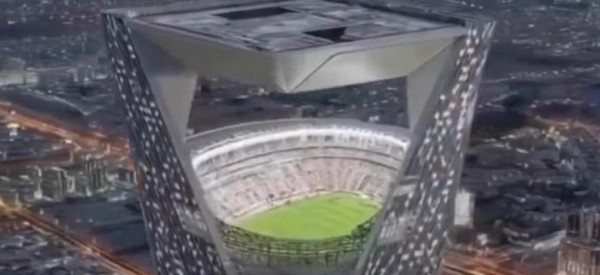 В Саудовской Аравии построят «футбольный» небоскрёб В Саудовской Аравии построят «футбольный» небоскрёб